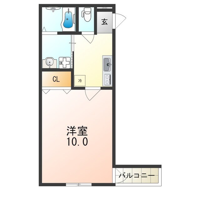 フジパレス山坂の物件間取画像