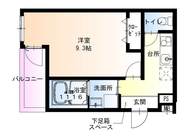 フジパレスだいどう豊里Ⅱ番館の物件間取画像