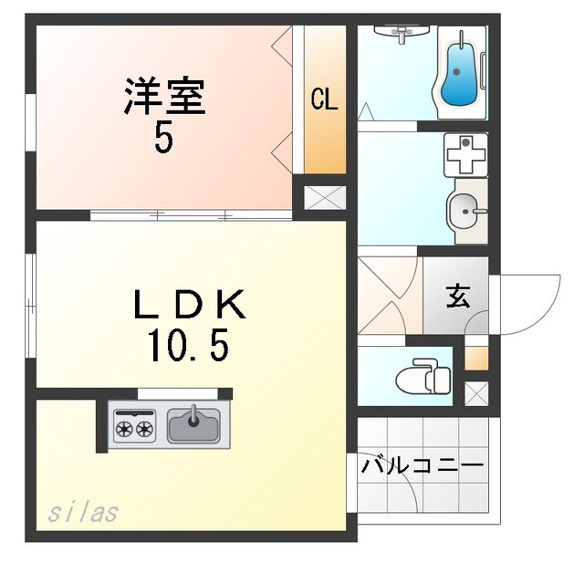 Riemon蛍池の物件間取画像