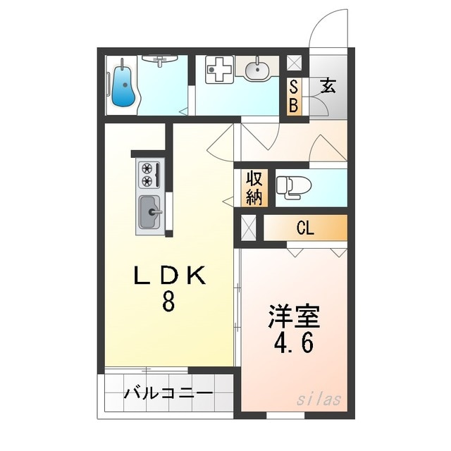 Riemon蛍池の物件間取画像