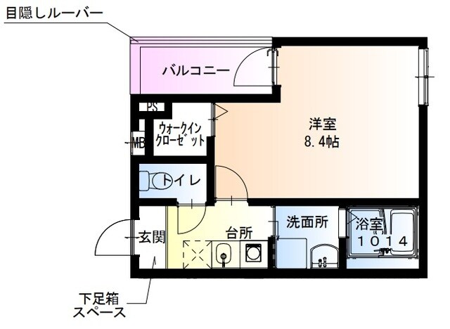 フジパレス長田ノースの物件間取画像