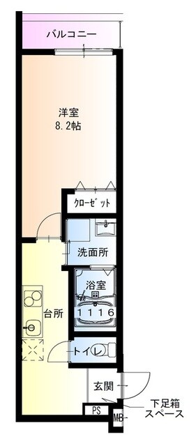 フジパレス三津屋南の物件間取画像