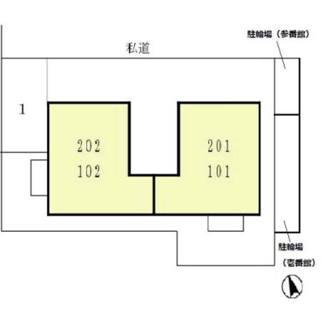 セジュール参番館の物件外観写真