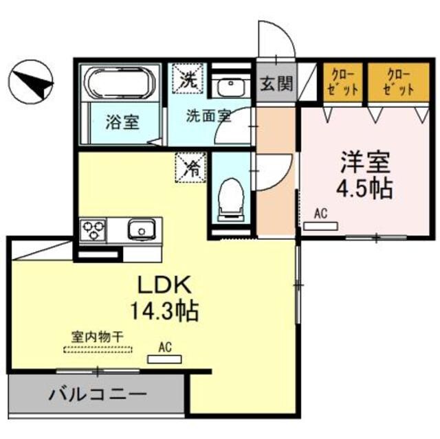 フォーマルハウト～新高の物件間取画像