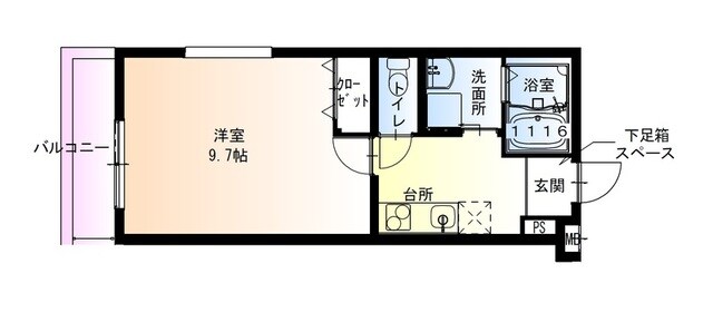 D-5　フジパレス南甲子園の物件間取画像