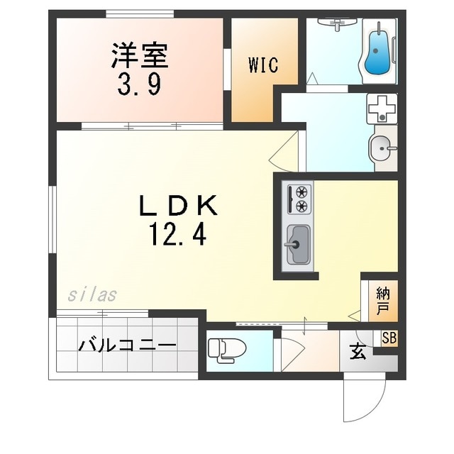 REGALEST尼崎の物件間取画像