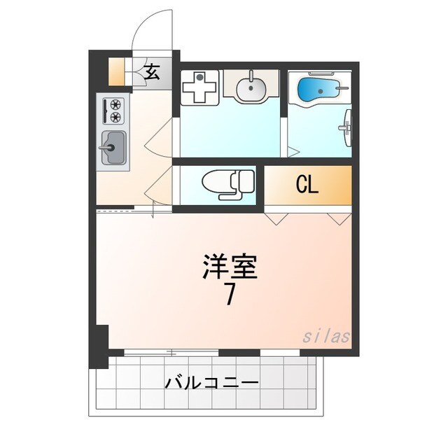 フォーリアライズ昭和南通IIの物件間取画像