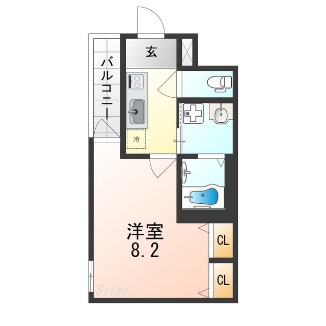 フジパレスあびこ駅北の物件間取画像