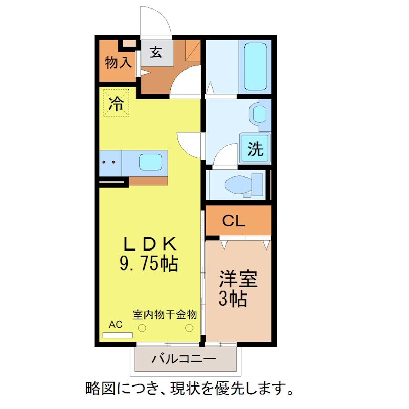 カーサ・ジュネス乾徳の物件間取画像