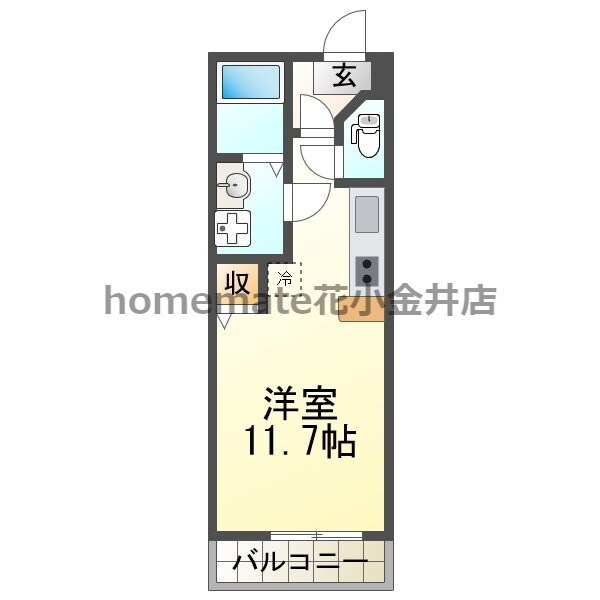 メゾン柿の木の物件間取画像