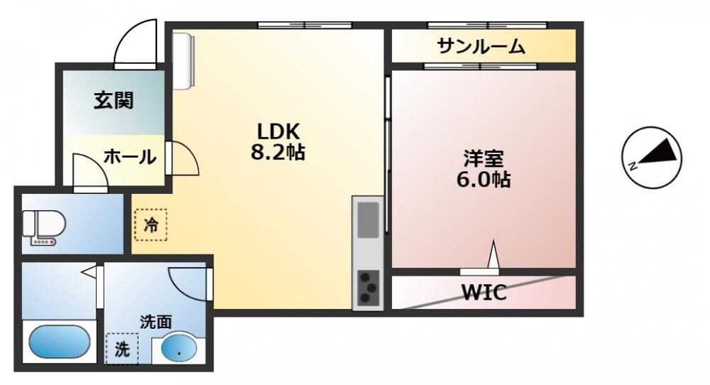 ファーストⅢの物件間取画像