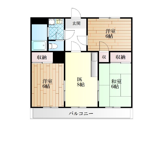 榎本マンションの物件間取画像