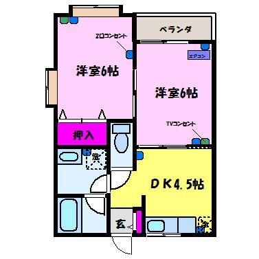 物件間取画像