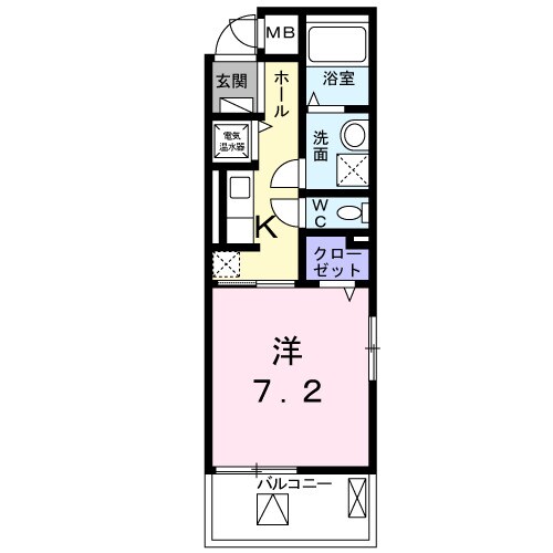 シェモワ　八尾の物件間取画像