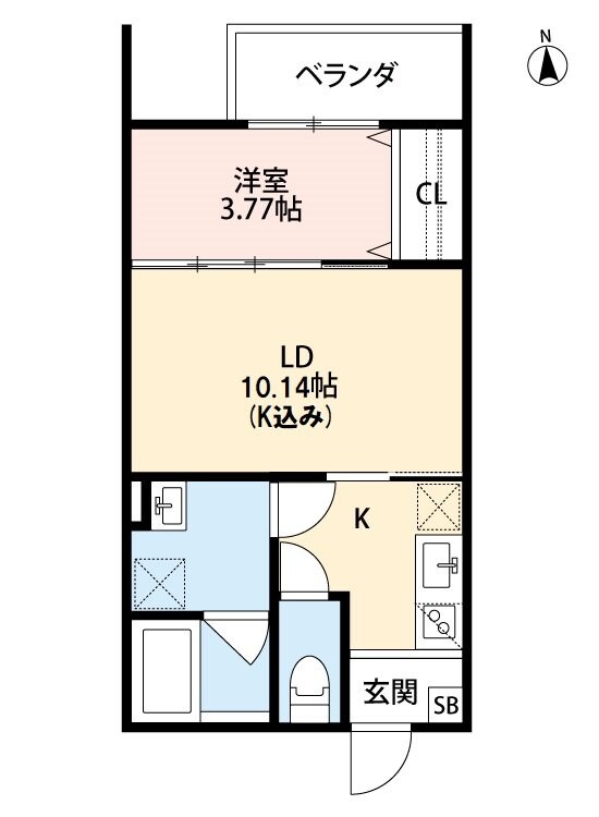 エスペランサの物件間取画像