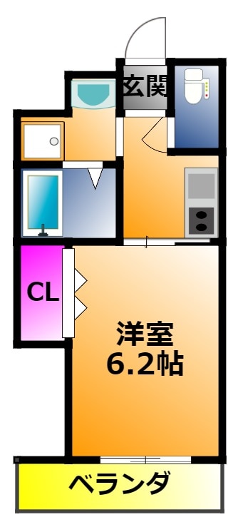 THE ESTATE NAGASEの物件間取画像