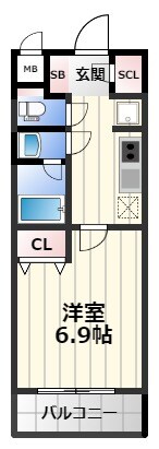 La Douceur放出の物件間取画像