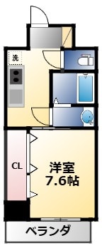 グリュックメゾン　S-SHINFUKAE13の物件間取画像