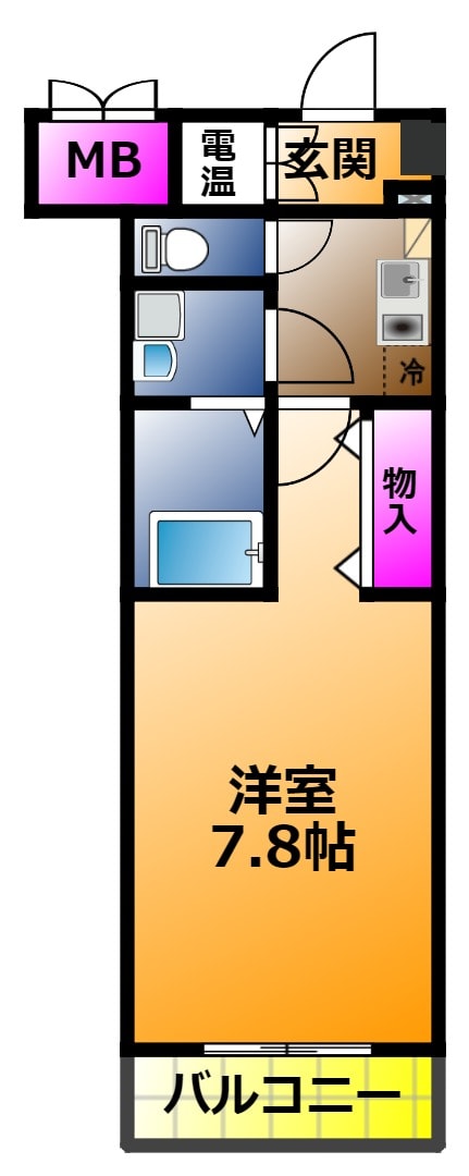 CASSIA高井田NorthCourtの物件間取画像