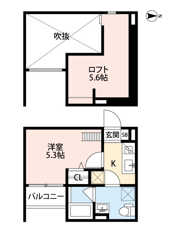 ボヌール・クマタの物件間取画像