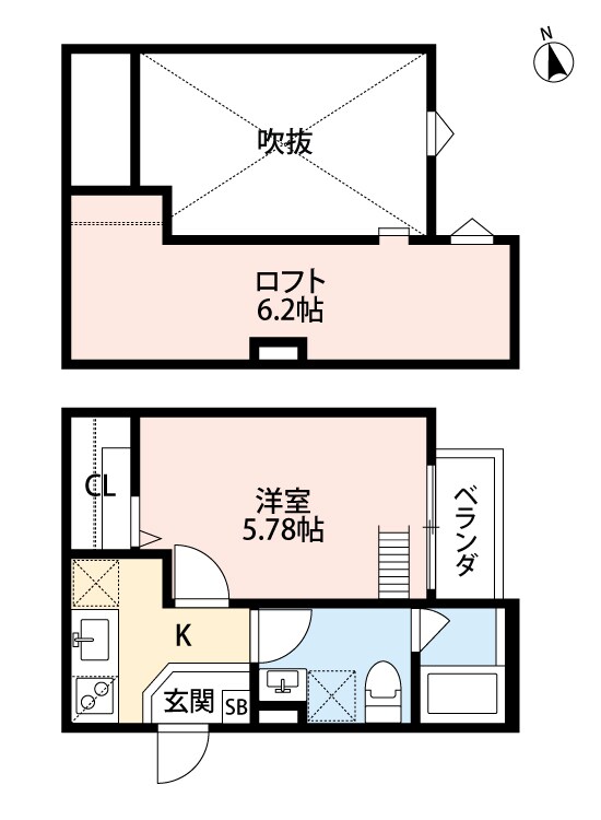 鴻池新田駅 徒歩12分 1階の物件間取画像