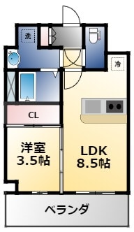 グランパシフィック東今里innovationの物件間取画像