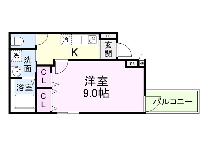 フジパレス河内山本サウスの物件間取画像