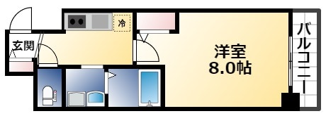 クレアグレイス新森古市の物件間取画像