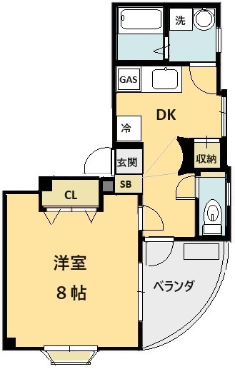 ベルメゾンの物件間取画像