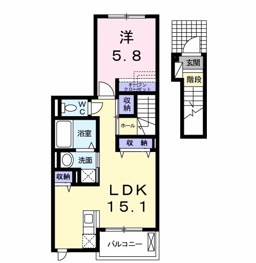 サンシャイン東山　ＰＡＲＴⅠの物件間取画像