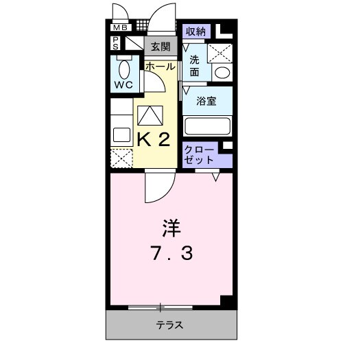 グリ－ンウィンドの物件間取画像