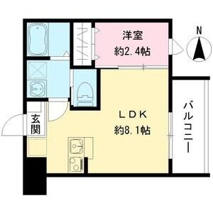 長瀬駅 徒歩13分 3階の物件間取画像