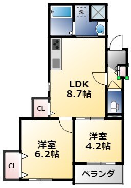 (仮称)F asecia Bresの物件間取画像