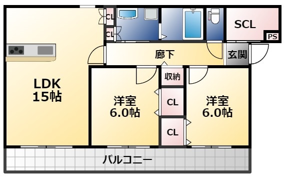 St.Polaris瓢箪山の物件間取画像