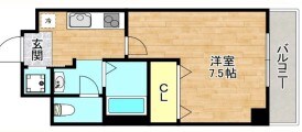 カインド高井田の物件間取画像