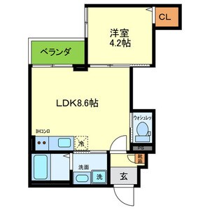 ウエストパークの物件間取画像