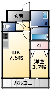 グラントステージ神田町の物件間取画像