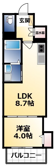 ホークシームの物件間取画像