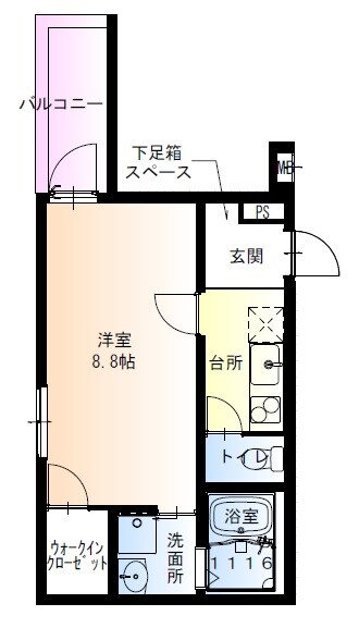 フジパレス天王寺東3番館の物件間取画像