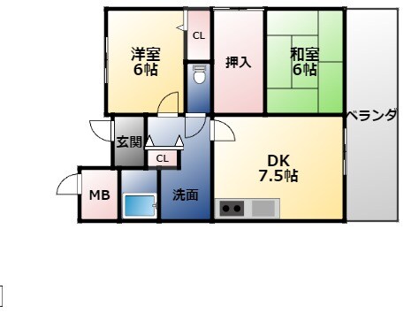 友井グレイスの物件間取画像