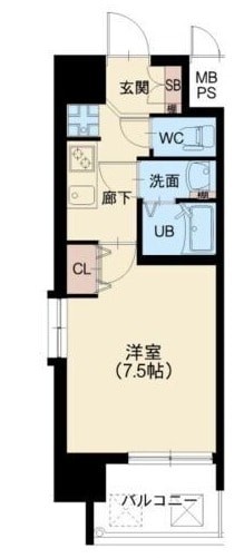 スプランディッド天王寺Ⅲの物件間取画像