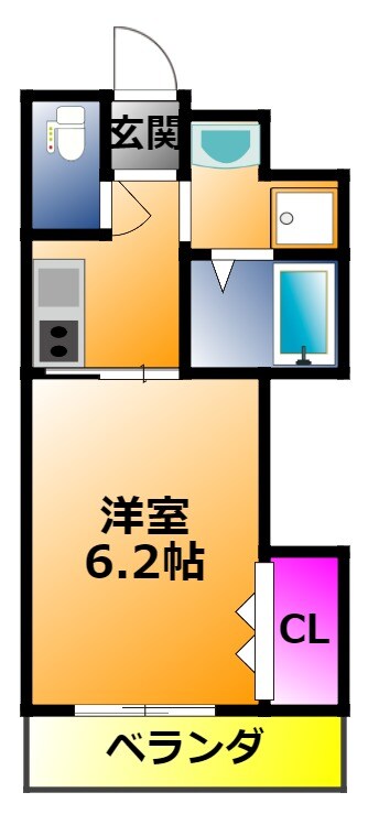 THE ESTATE NAGASEの物件間取画像