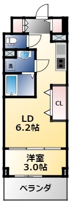 リアライズ鶴橋東2の物件間取画像