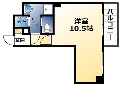 アムールみのりⅤの物件間取画像