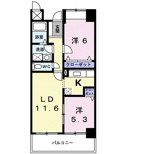 メルヴェイユ－山本の物件間取画像