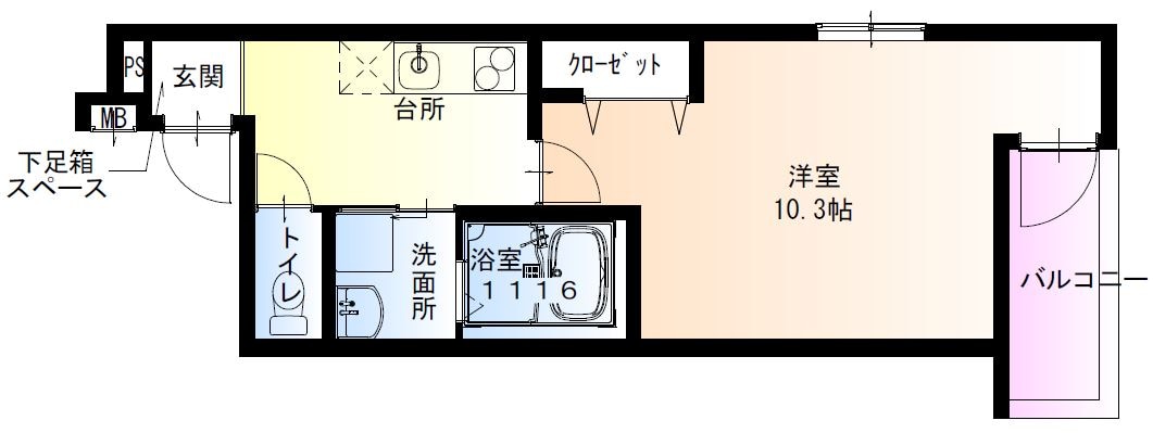 フジパレス平野郷1番館の物件間取画像