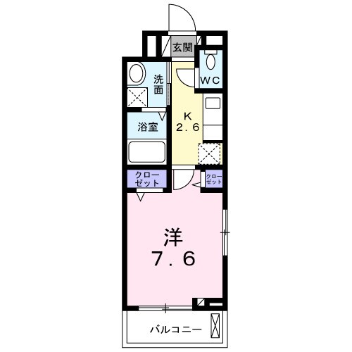 深野５丁目アパートＷＥＳＴの物件間取画像