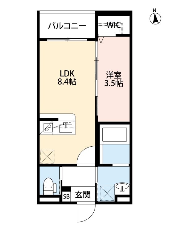 住ノ江駅 徒歩10分 3階の物件間取画像