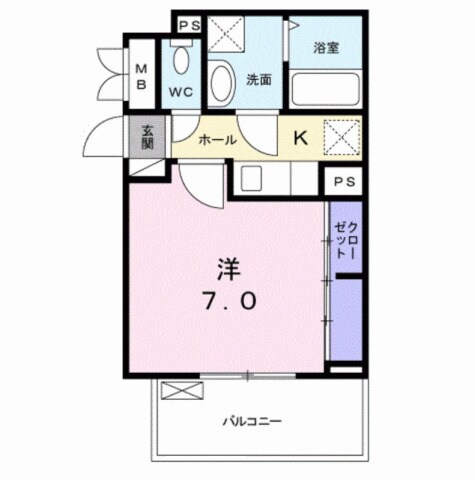 ロイヤルコート巽北の物件間取画像