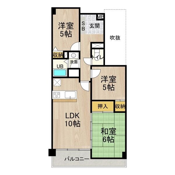 DO鶴見の物件間取画像